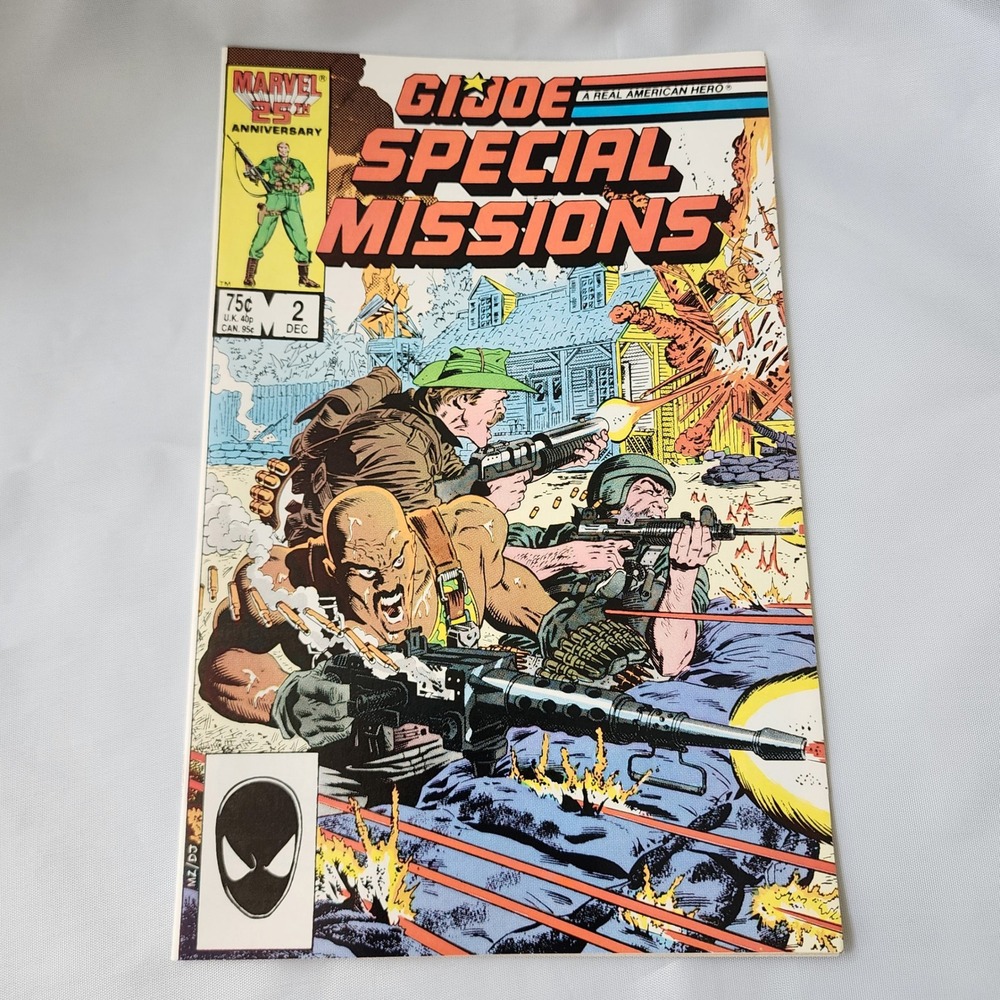 GI Joe Special Missions #2 Comic Book Marvel 1986 Vintage Collectible